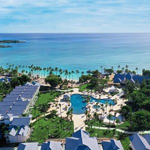 Hilton La Romana, an All-Inclusive Family Resort in Dominican Republic, image may contain: Hotel, Resort, Pool, Swimming Pool