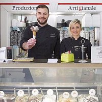 Niccolò e Bruna, Titolari della Gelateria Nice