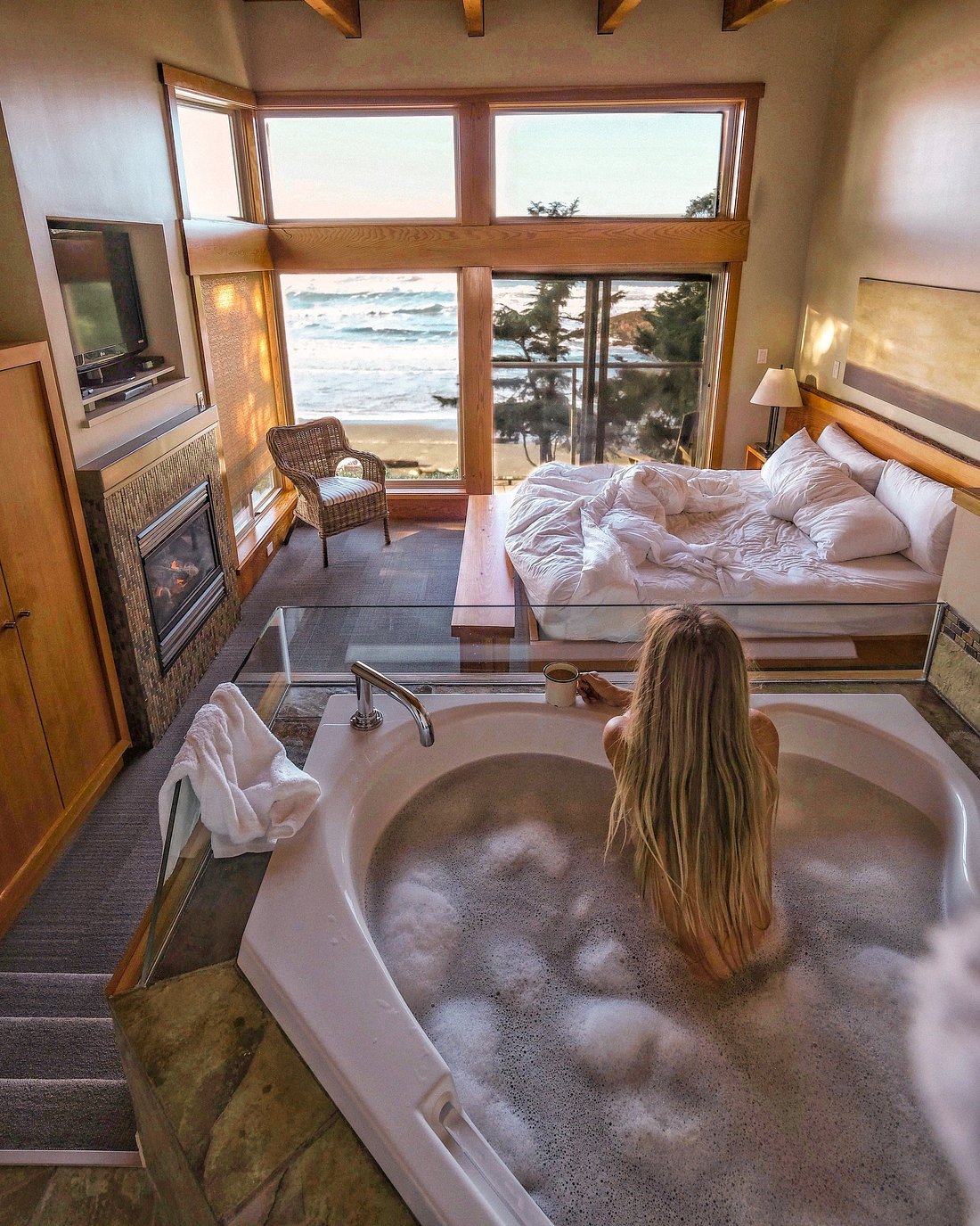 25 Einzigartige ECO LODGES: Resorts, Hütten, Baumhäuser, Kuppeln 11 Pacific Sands Beach Resort - room