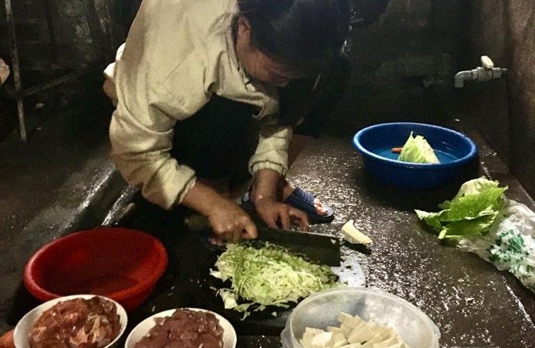 Dinner preparation