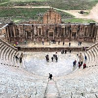 South Theatre, Jerash Ruins, Jerash Jordan
