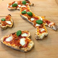Pizza a Forma d'Italia