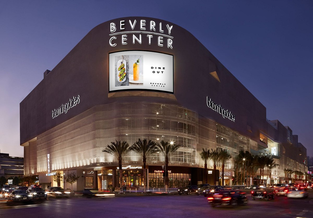 Interior view of the Beverly Center, Beverly Hills, Los Angeles