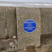 Blue plaque.
