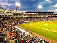 NBT Bank Stadium in Syracuse. Mets - AAA. Tried to do the NY