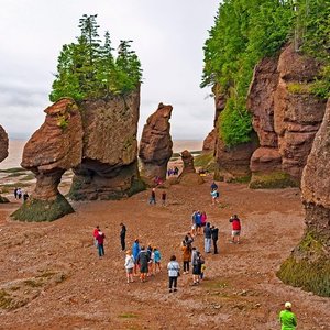 Noramérica Canadá Nuevo Brunswick Fundy Parque Nacional Horquillas