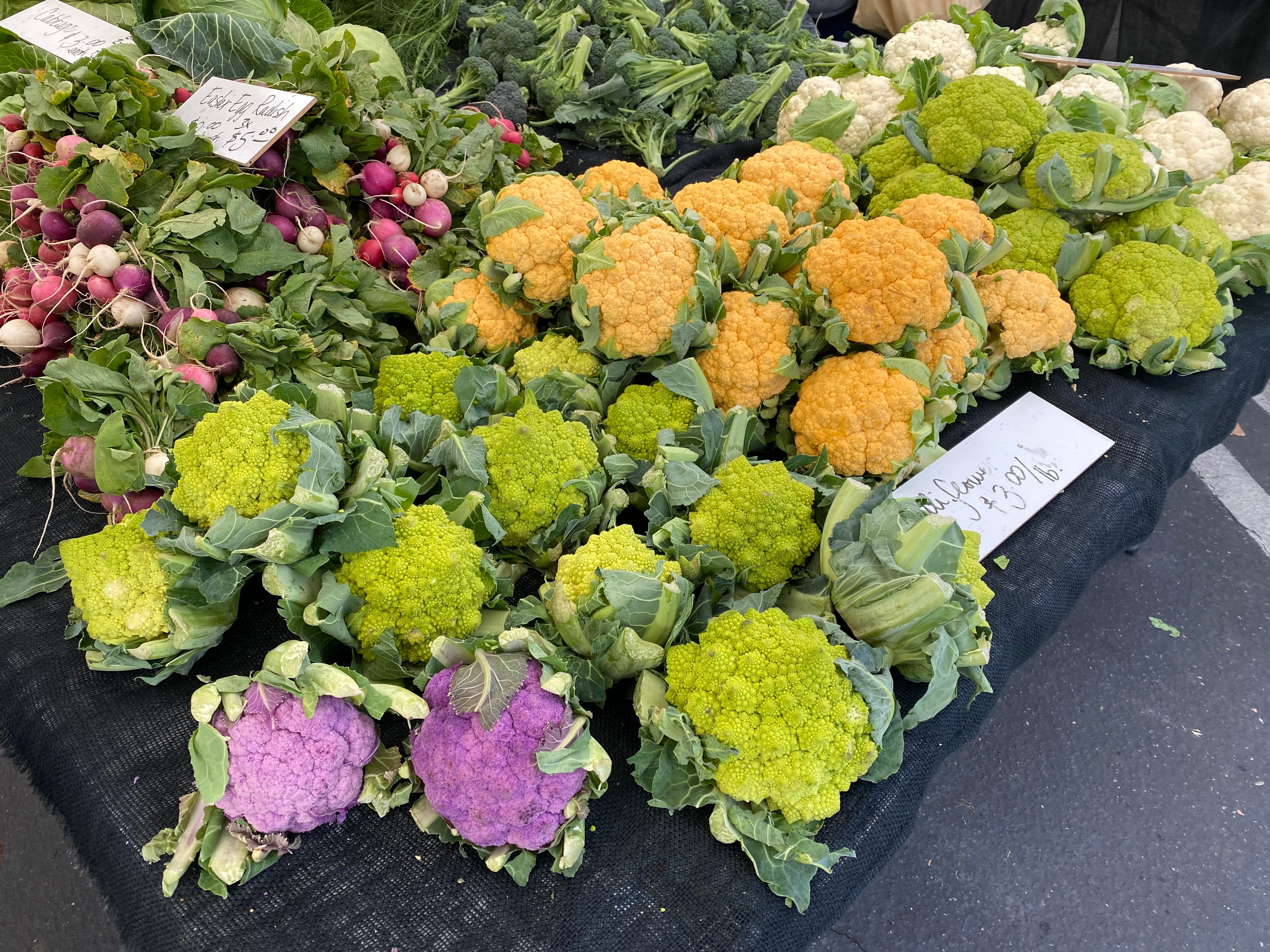 ORANGE HOME GROWN FARMERS ARTISANS MARKET Ce Qu Il Faut Savoir   Various Colors Of Cauliflower 