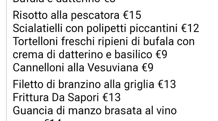 Menù di pasqua