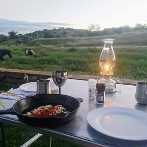 Abendessen mit Blick