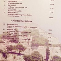 Speisekarte