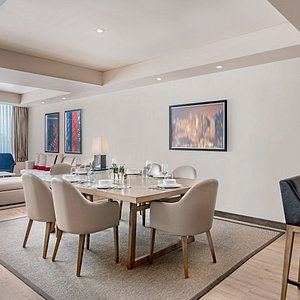 Three Bedroom Premier Living and Dining Areas