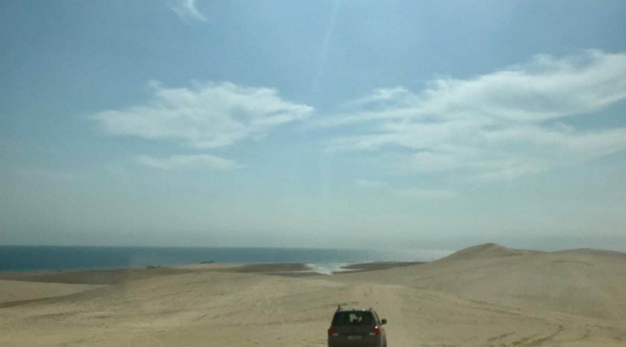 Driving on the dunes