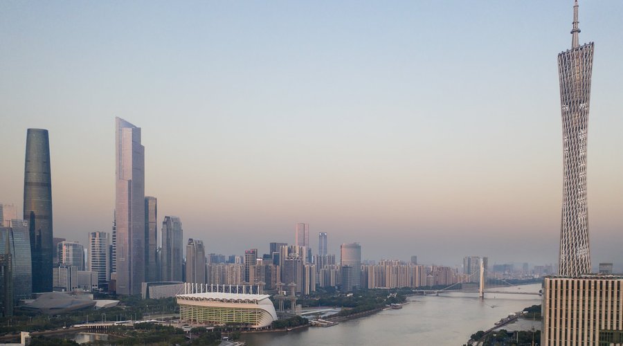 Hotel Exterior with Canton Tower View