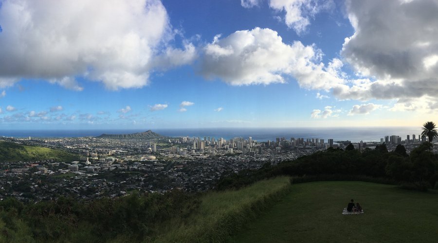 Honolulu Tantalus Lookout Puu Ualakaa State Park Puu Ualakaa State Park Oahu, Hawaï