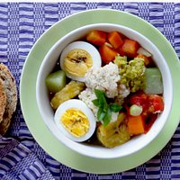 Sopa de verduras, muy saludable!