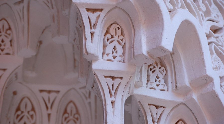 Hand-carved plasterwork