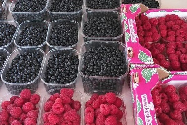 2019/07　ベリー類が沢山売ってました。
Berry season
