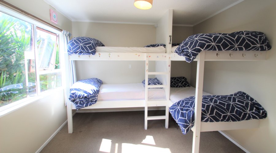 4 bed girls dorm room with private ensuited bathroom includes shower and own toilet