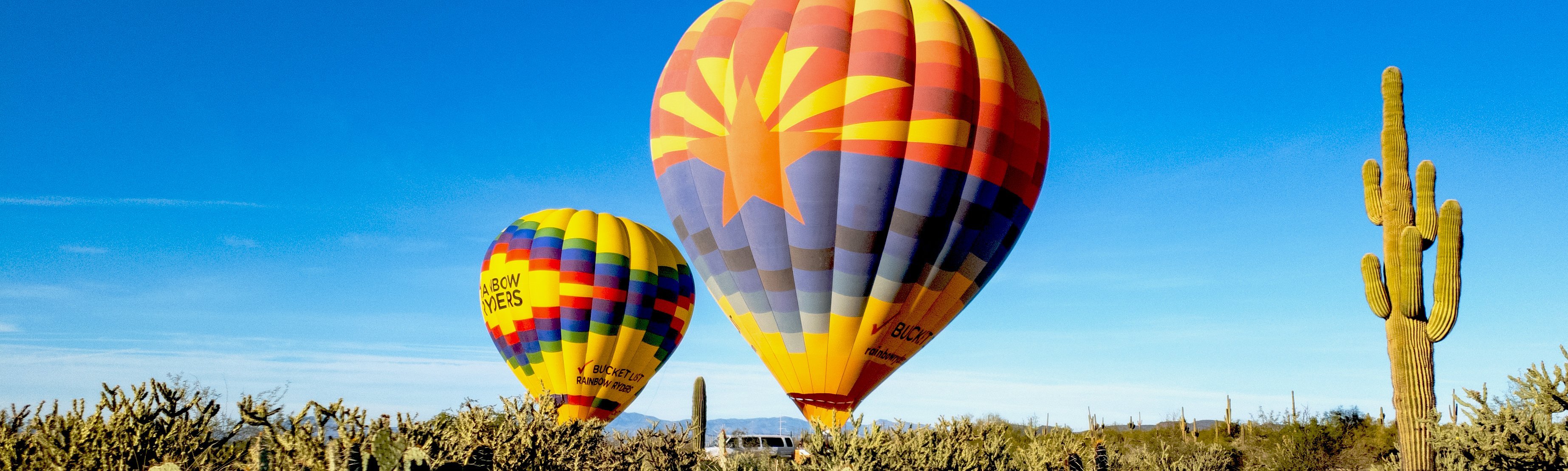 Rainbow Ryders Hot Air Balloon Ride Co Phoenix Lo Que Se Debe   Sonoran Desert Views 