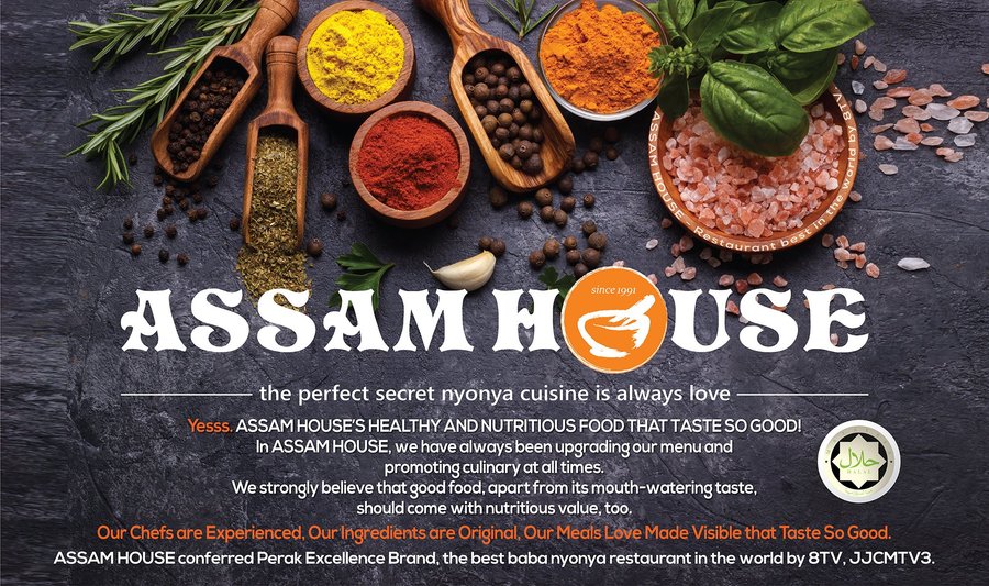 Living with ASSAM HOUSE isn’t just delicious, but fresh nutrition ideas for your healthy lifetime. Try our mouth-watering Baba Nyonya dishes, carefully prepared with fresh ingredients!