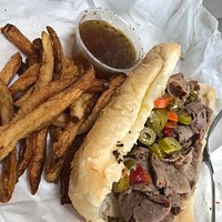 Our wonderful Italian Beef from U-Dogs!