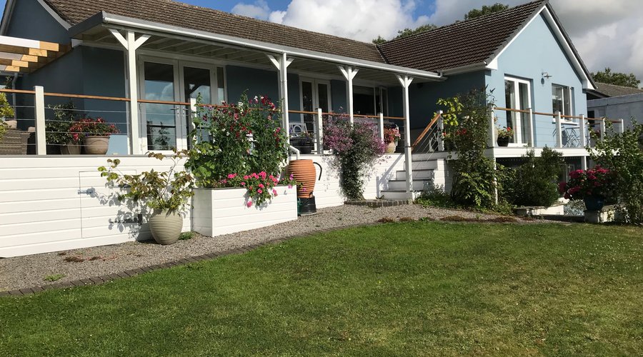 Rear of house