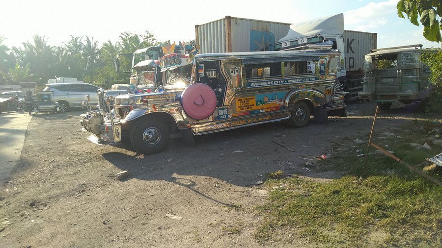 An impressive jeepney opposite Ranchotel.