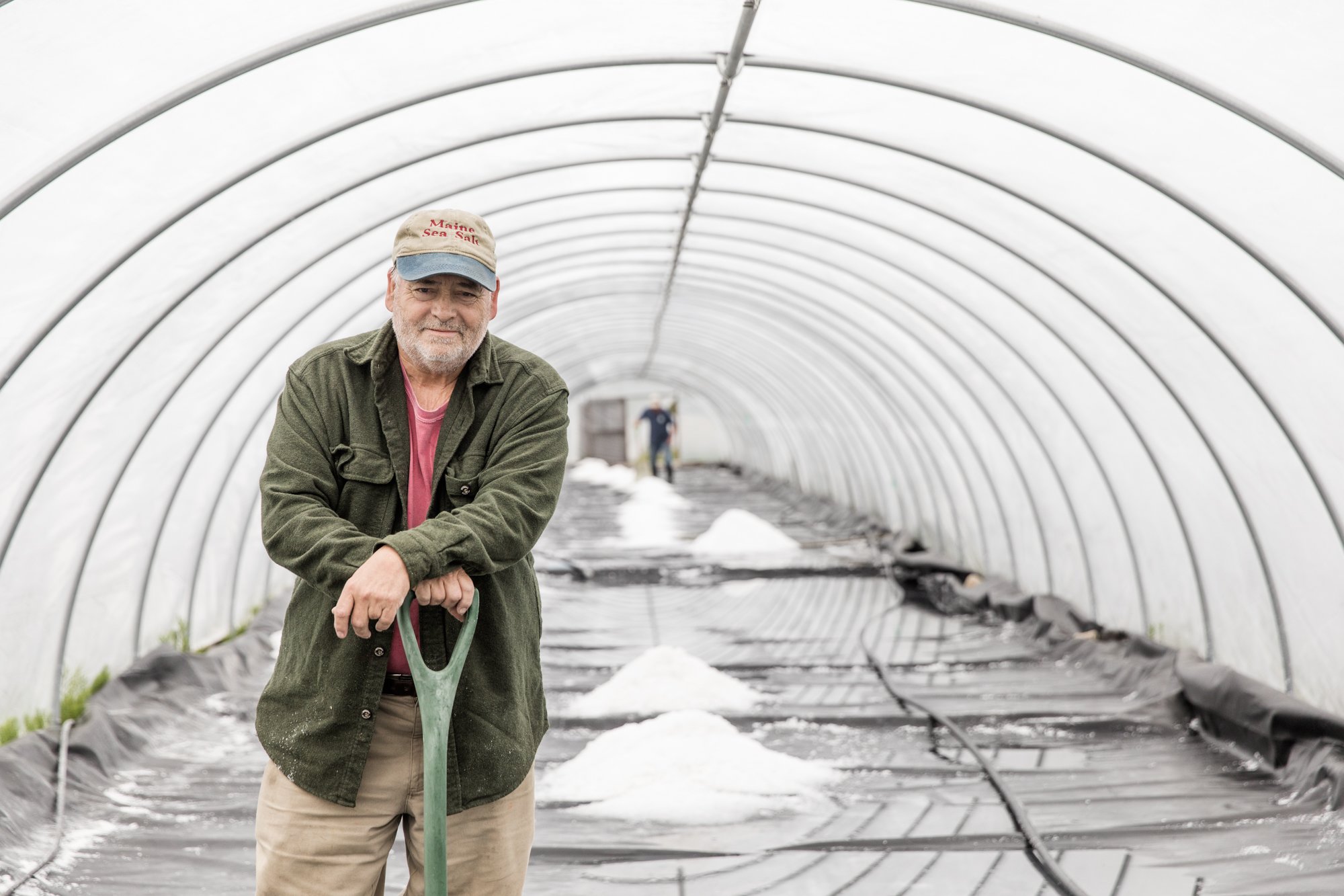 2022 Maine Sea Salt Company   Stephen Cook Owner Stands 