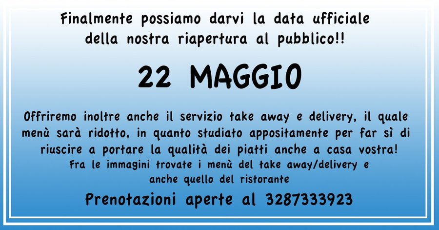 Rientro 22 maggio