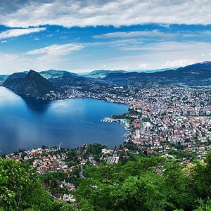 Lugano, Switzerland. 29th Nov, 2020. General view of Monte Bré