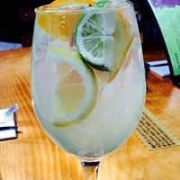 Sangria, one of many house specialty cocktails.  Delicious in red or white to be enjoyed on a hot summer day!