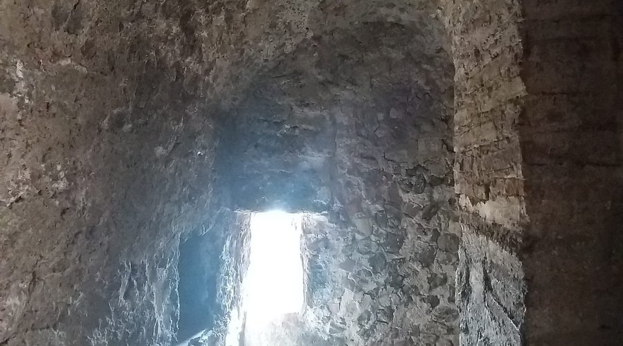 All'interno del Dongione Feritoia