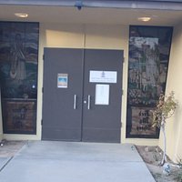 The entrance