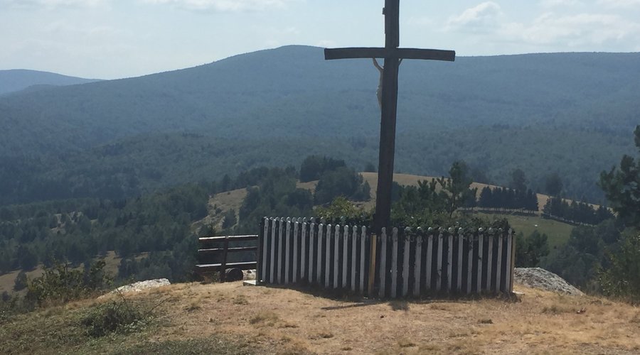 at the Cross ... end of the road.