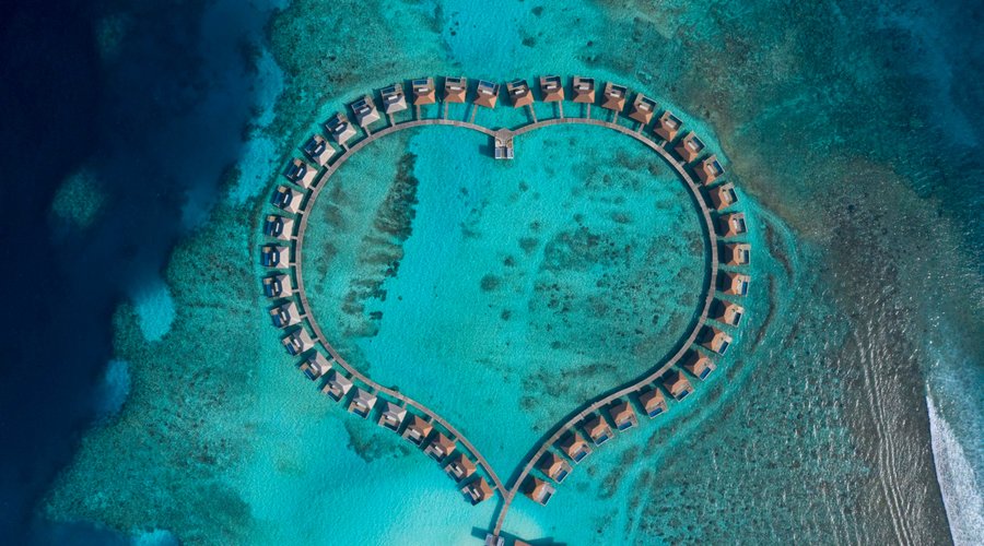 Radisson Blu Resort Maldives - Aerial View - South Water Villas