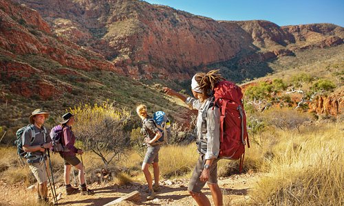 The Larapinta Trail is one of Australia's greatest walks. The walk travels throughout the spectacular West MacDonnell Ranges located in central Australia, just outside of Alice Springs and spans for over 230 kilometres.