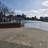 Looking over to Queens Dock.