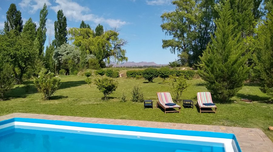 Piscina y vista. 