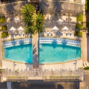 Aerial Pool View