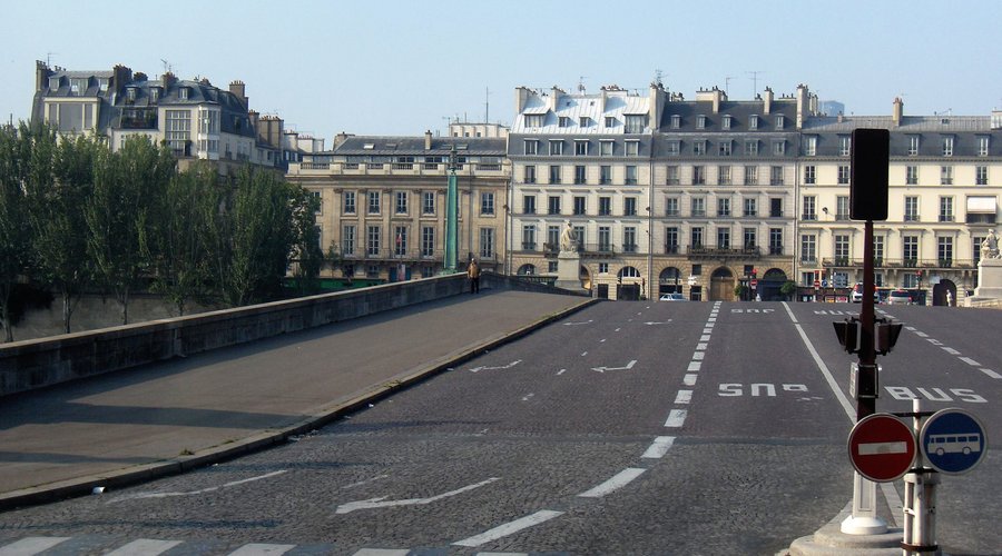 Pont du Carrousel (Juillet 2007) depuis la rive gauche