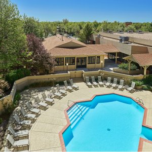 Enjoy our outdoor/indoor pool