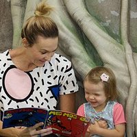 Reading under the story tree