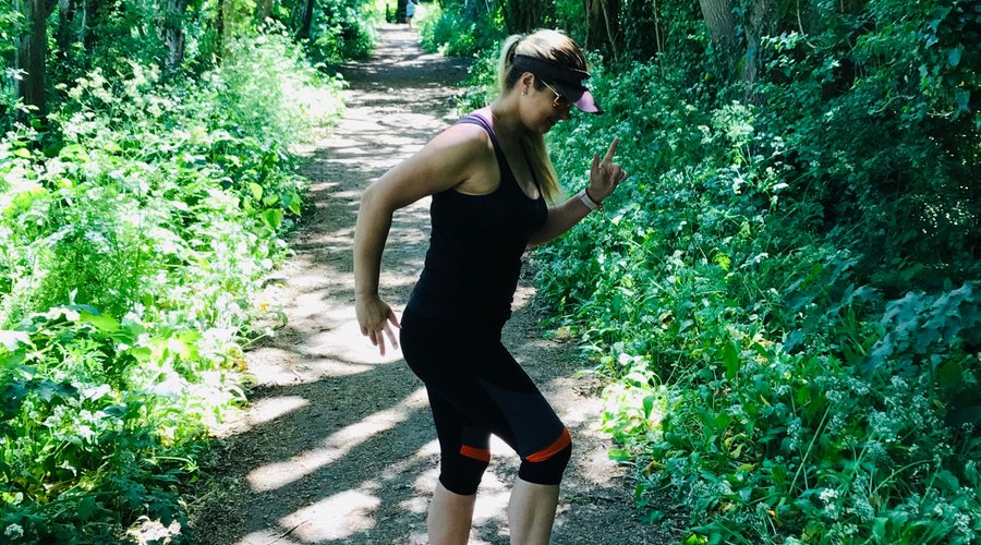 a bit of running