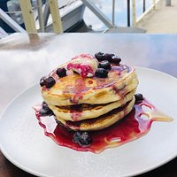 Weekend breakfast menu includes pancakes, french toast, Bistro Grande Full breakfast, smashed avocado, the list goes on !