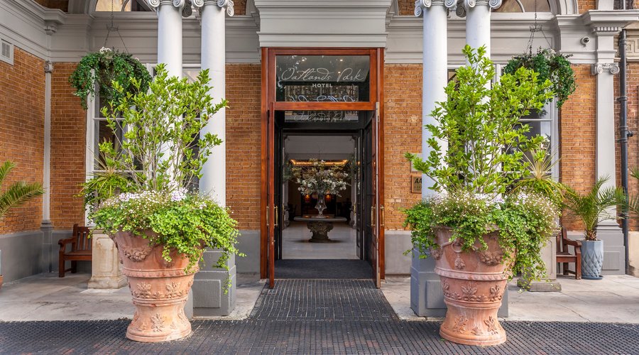 The main entrance