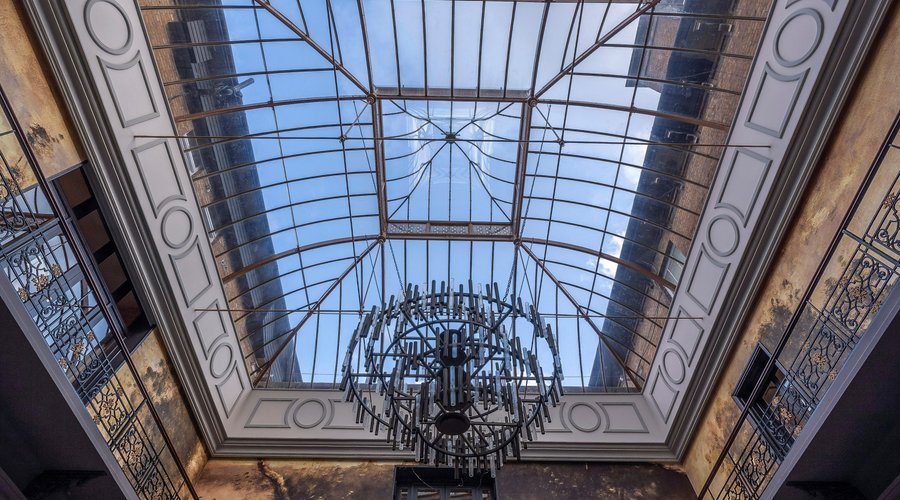 Our iconic dome ceiling in the foyer