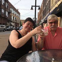 It was a beautiful night for outside dining!
