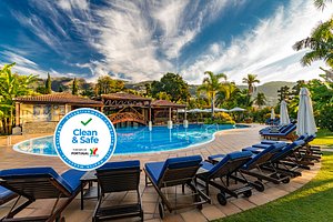 Quinta Jardins do Lago in Madeira, image may contain: Resort, Hotel, Villa, Pool