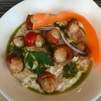 Risotto noix de st Jacques
