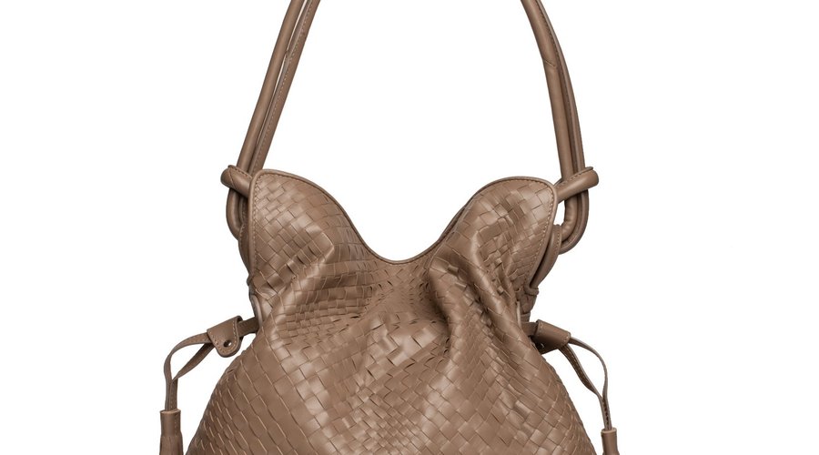Bucket Bag Hand woven nappa leather
